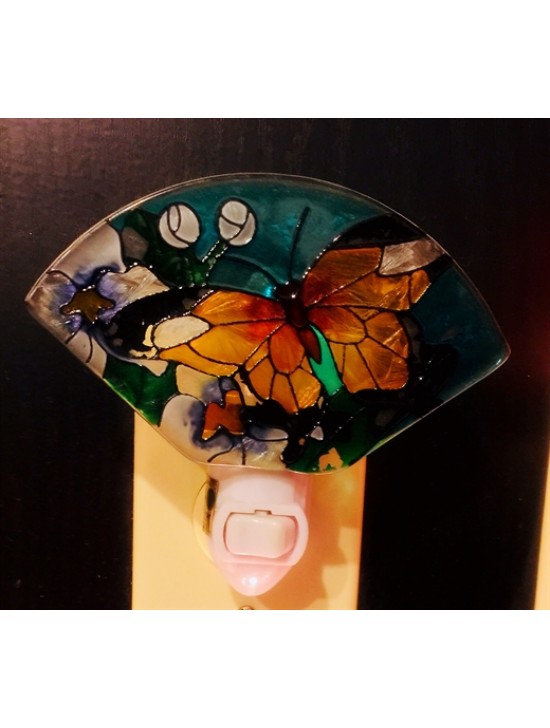 Glass Butterfly NIght Light